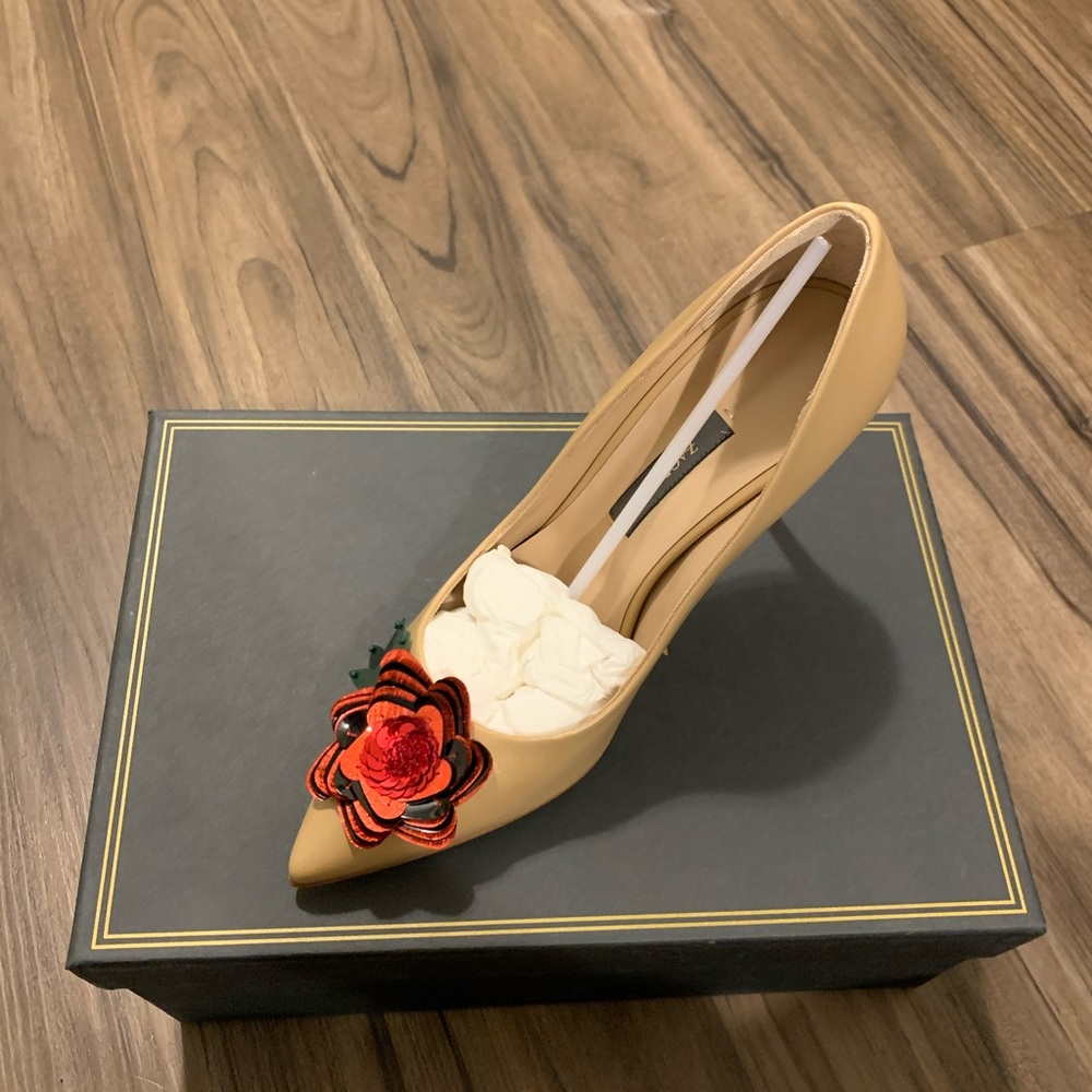 Zac Posen Victoria pump in nude